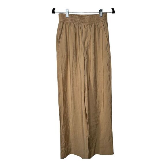 Madewell Carley Wide-Leg Pant - Desert Dune Tan - Size XS - NWT - Picture 4 of 11